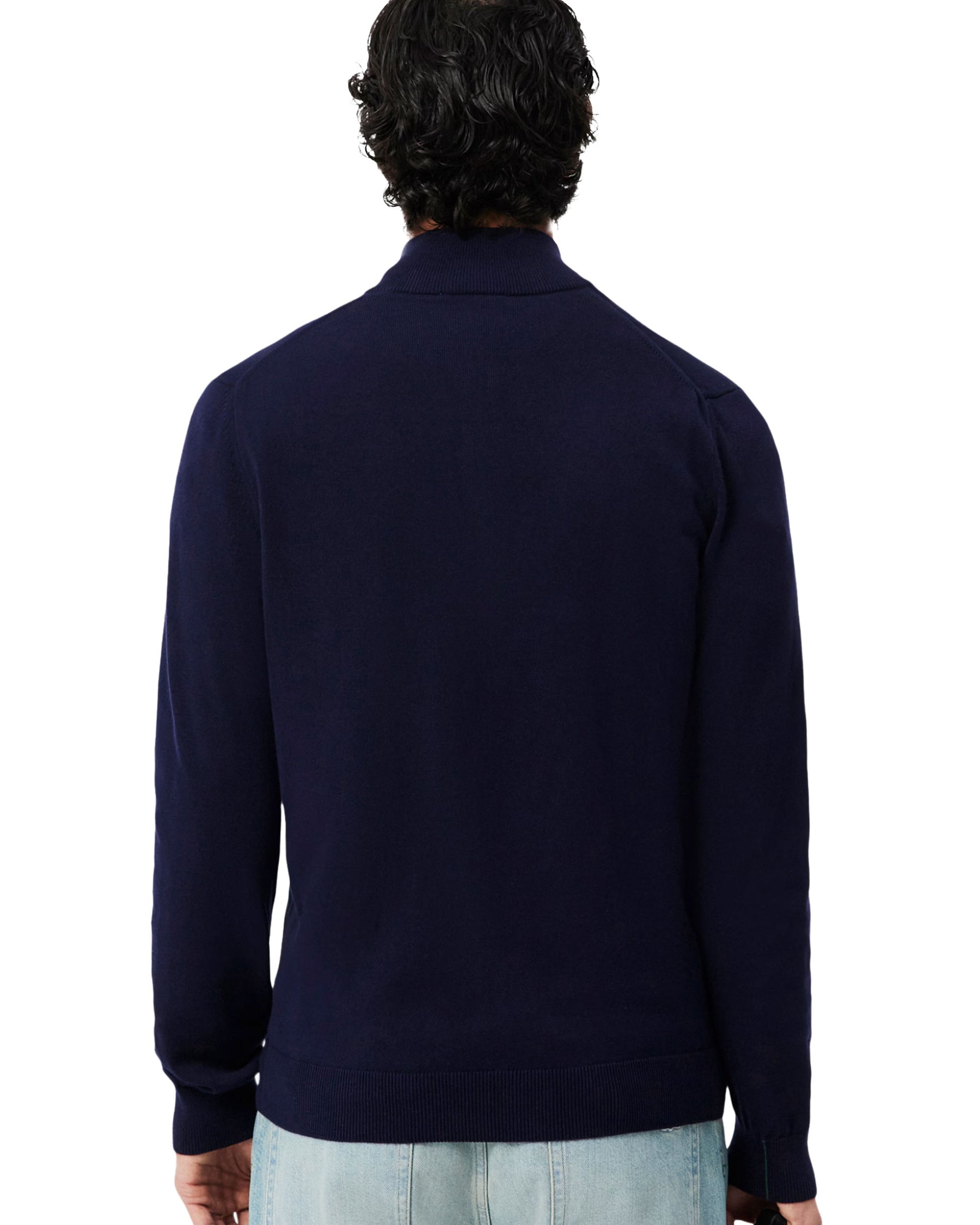 Maglione Uomo Lacoste Full Zip Blu