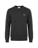 Men's Lacoste Crew Neck Sweater Dark Grey