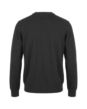 Men's Lacoste Crew Neck Sweater Dark Grey