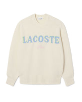 Maglione Uomo Lacoste Lana Cardata Beige