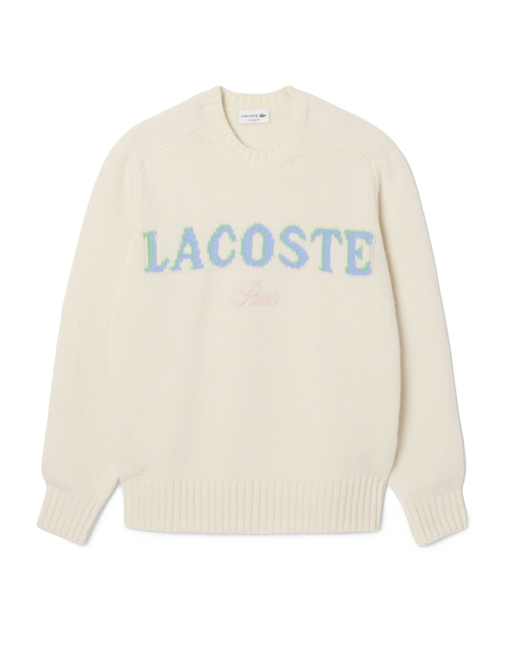 Maglione Uomo Lacoste Lana Cardata Beige