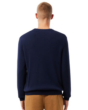 Maglione Uomo Lacoste Made In France Blu