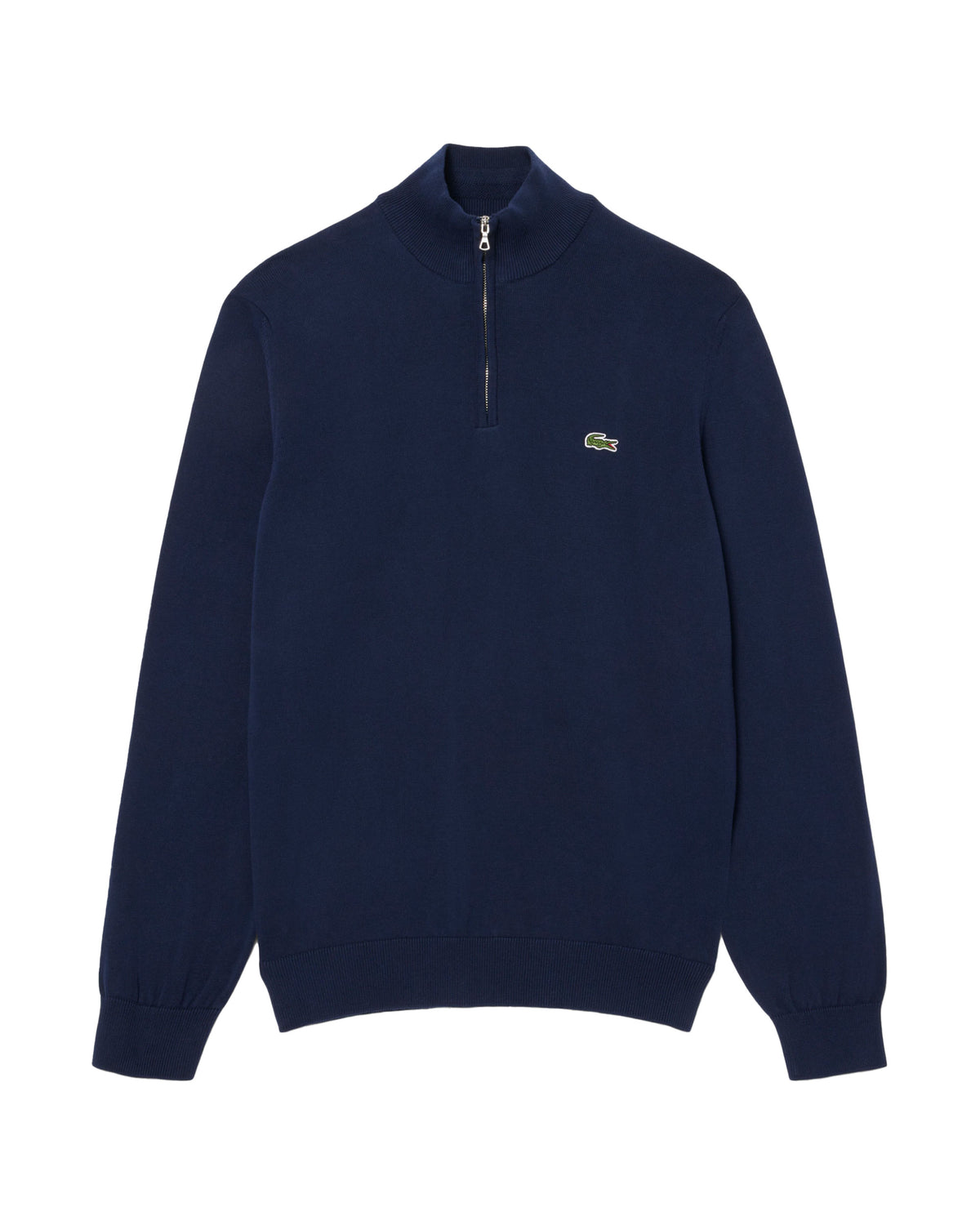 Maglione Uomo Lacoste Mezza Zip Blu
