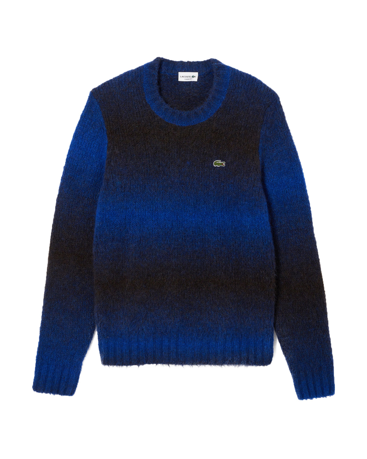 Man Sweater Alpaca Lacoste Blue