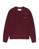 Maglione Uomo New Amsterdam Surfassociation Knitted Crewneck Burgundy