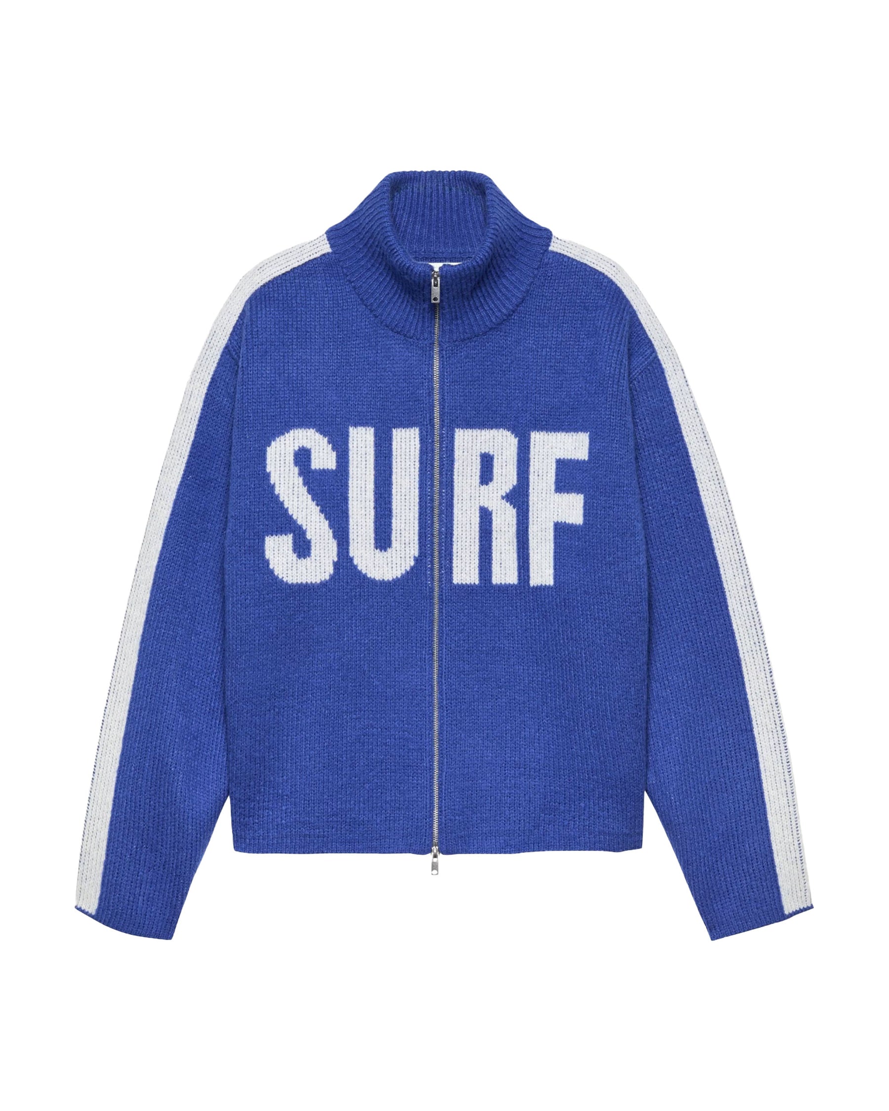 New Amsterdam Men's Sweater Surfassociation Surf Zip Trough Cobalt Blue