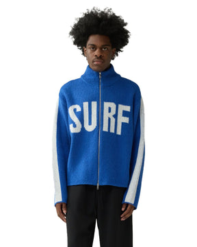 New Amsterdam Men's Sweater Surfassociation Surf Zip Trough Cobalt Blue