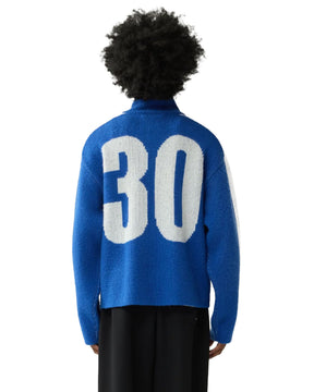 New Amsterdam Men's Sweater Surfassociation Surf Zip Trough Cobalt Blue