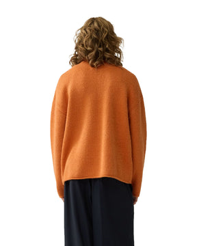 Maglione Uomo New Amsterdam Surfassociation Tide Knit Burned Orange