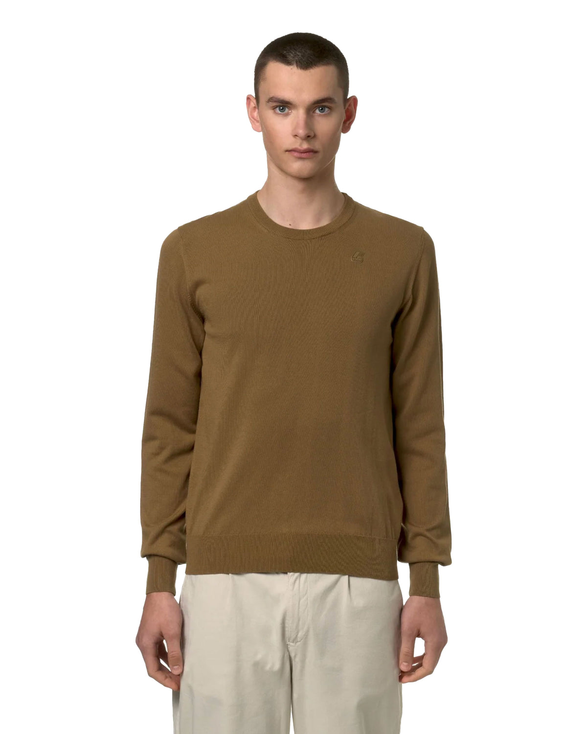 Man Sweaters Sebastien Cotton Ps Brown Corda K-Way