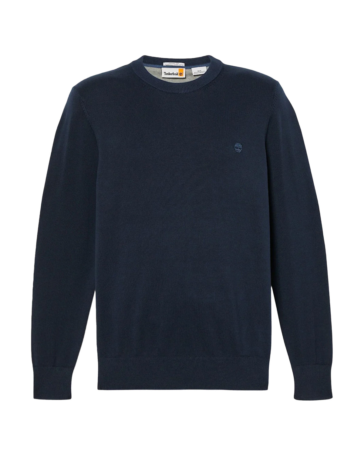 Maglione Uomo Timberland Williams River Cotton Yd Sweater Dark Sapphire Blue