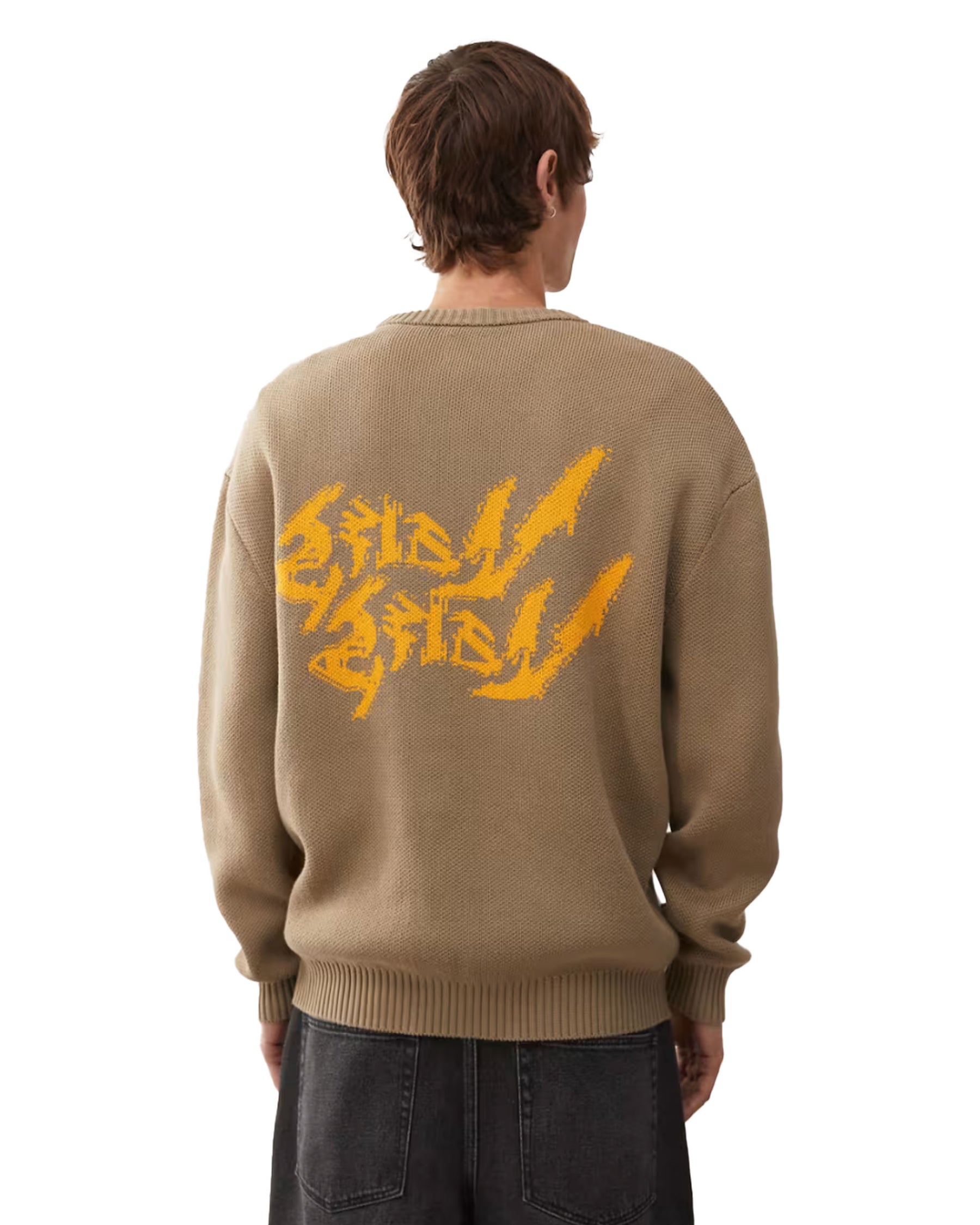 Maglione Uomo Vans Raw Instinct Mirror Sweater Bay Leaf