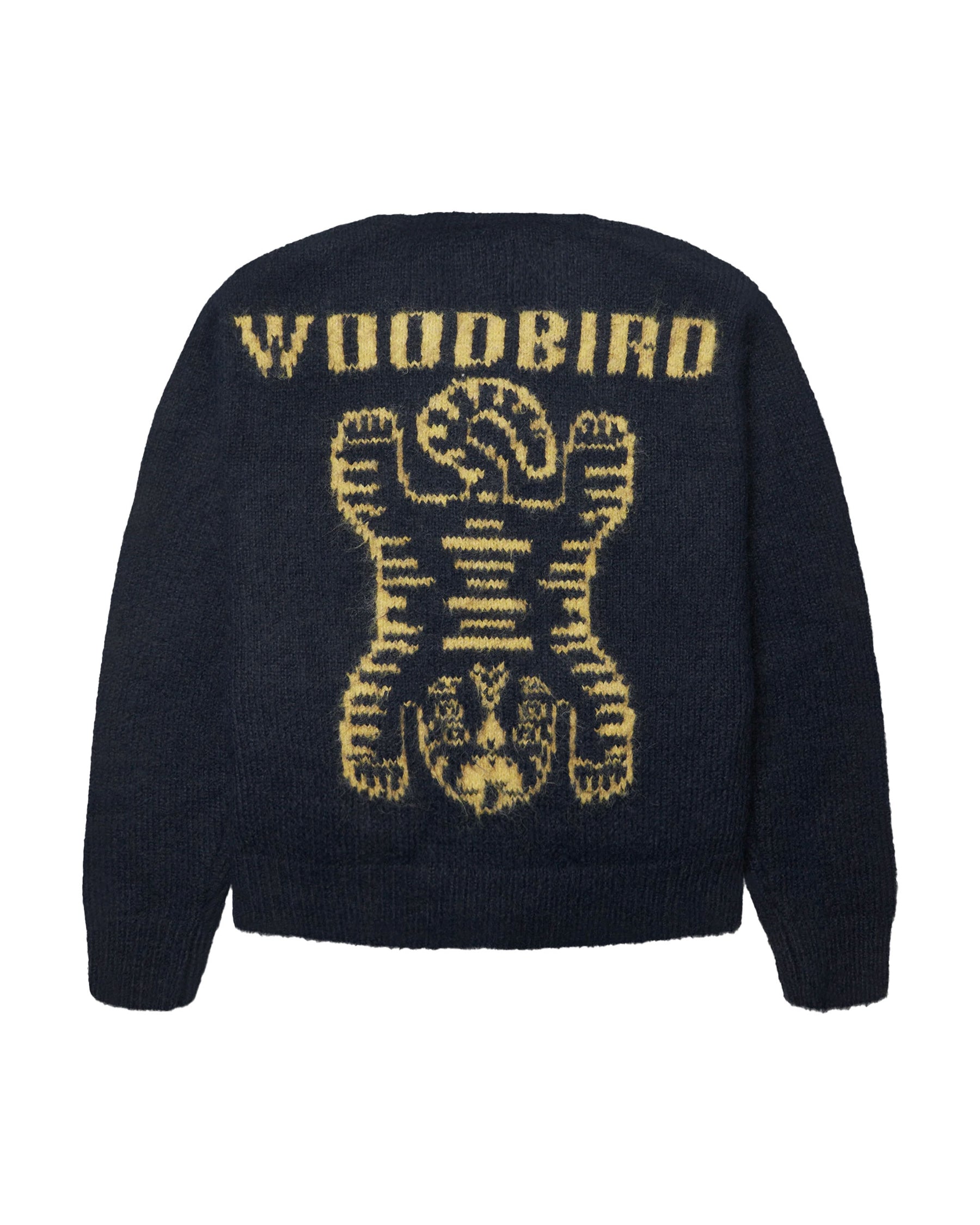 Maglione Uomo Woodbird WBKoon Zip Tiger Cardigan Navy