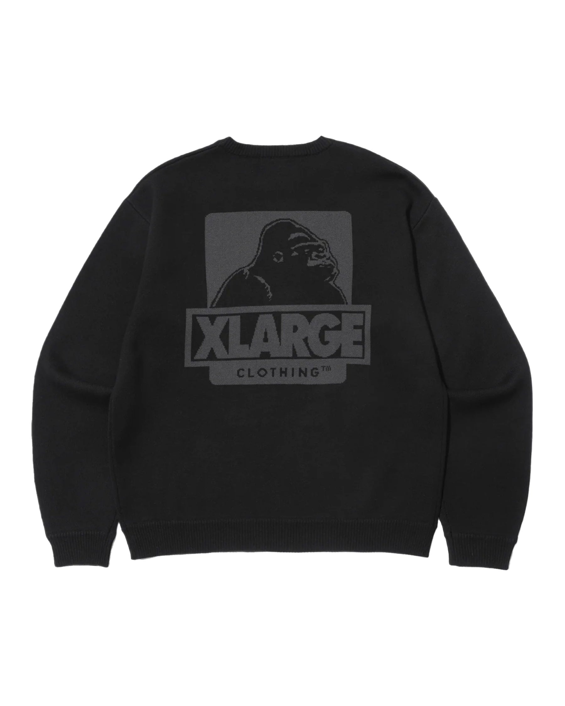 Maglione Uomo X-Large Backside Og Crewneck Knit Nero