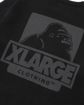 Maglione Uomo X-Large Backside Og Crewneck Knit Nero