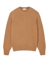 Maglione Uomo Lacoste Classic Logo Beige