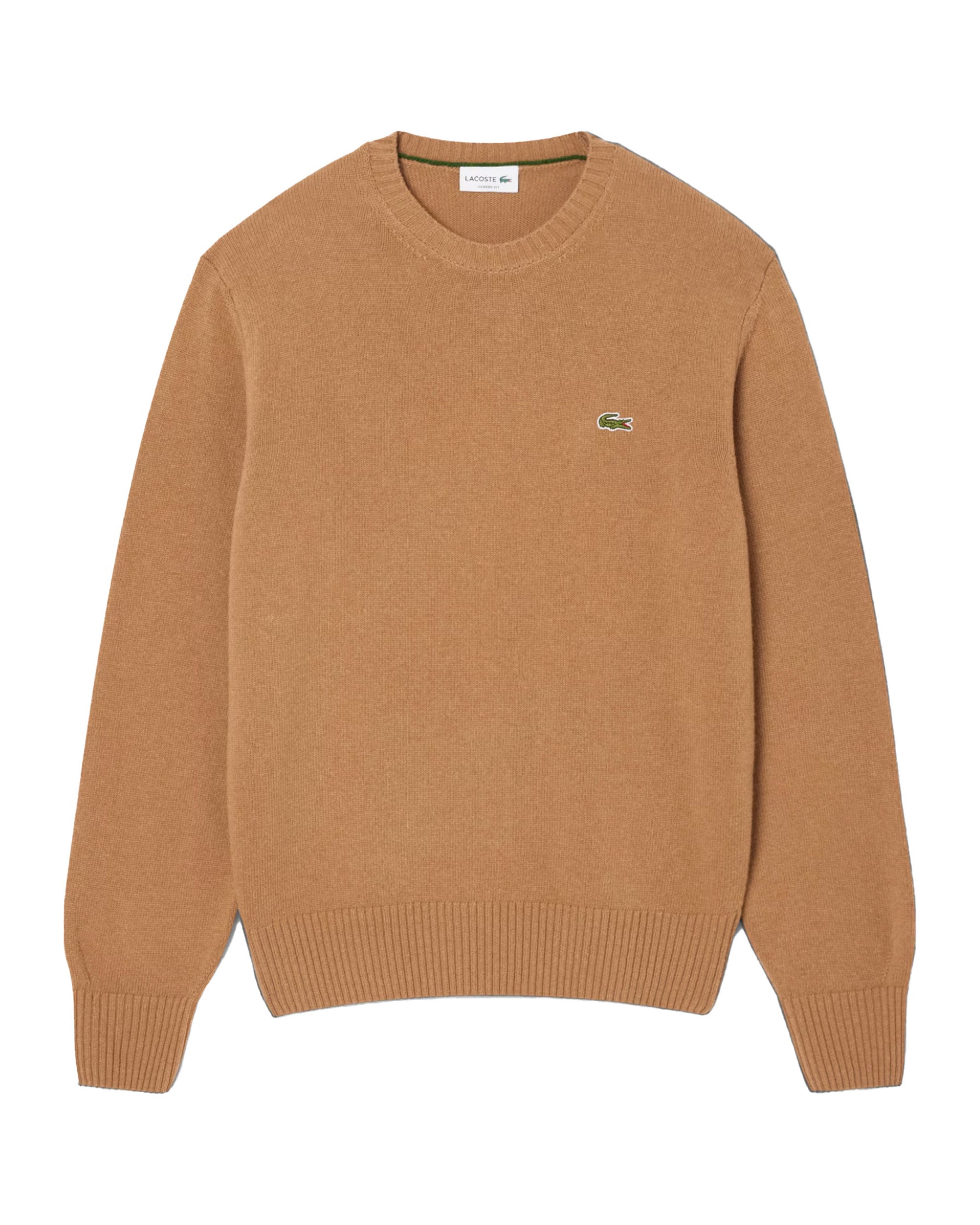 Maglione Uomo Lacoste Classic Logo Beige
