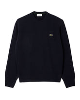 Maglione Uomo Lacoste Classic Logo Blu