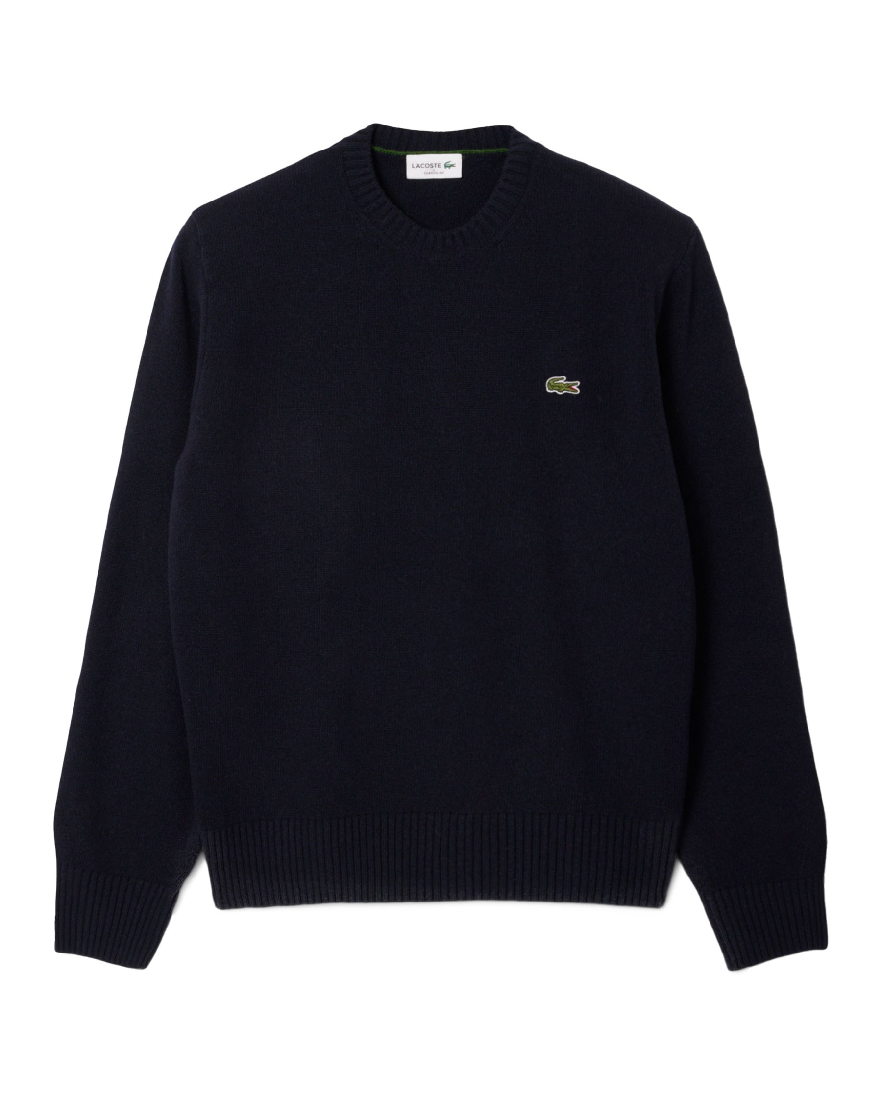 Maglione Uomo Lacoste Classic Logo Blu