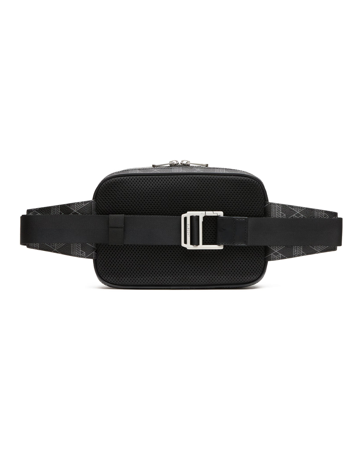 Pouch Lacoste Monogram Noir Gris Waist Bag