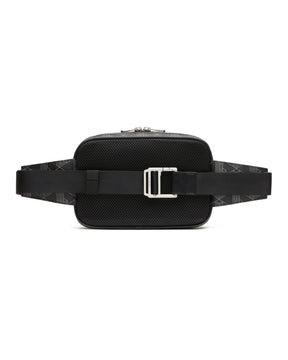 Pouch Lacoste Monogram Noir Gris Waist Bag