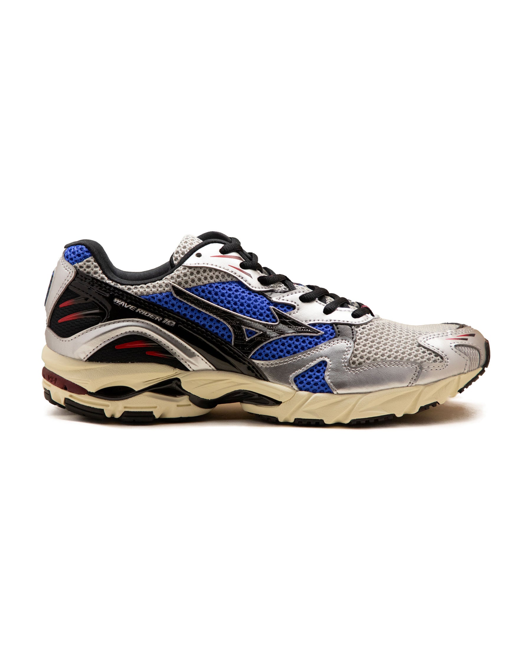 Mizuno Wave Rider 10 Harbor Argento Blu