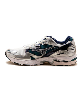Mizuno Wave Rider 10 White-Baritone Blue-Deep Teal