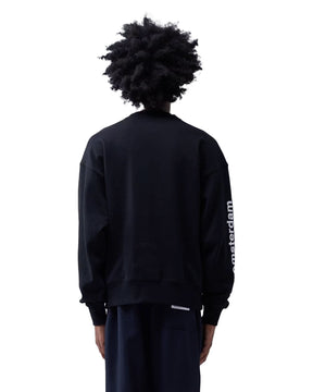 New Amsterdam Surfassociation Logo Crewneck Black-White