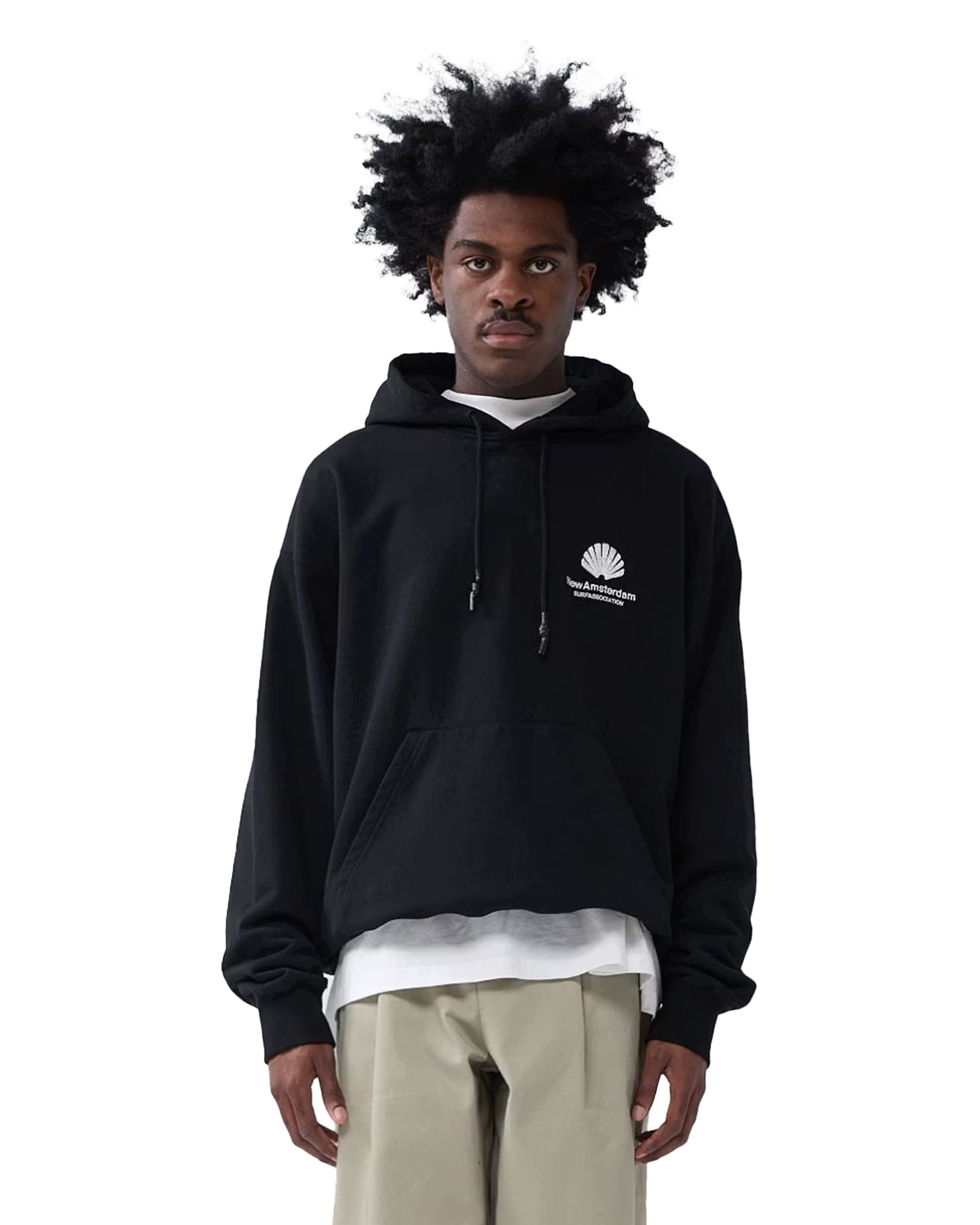 New Amsterdam Surfassociation Logo Hoodie Black