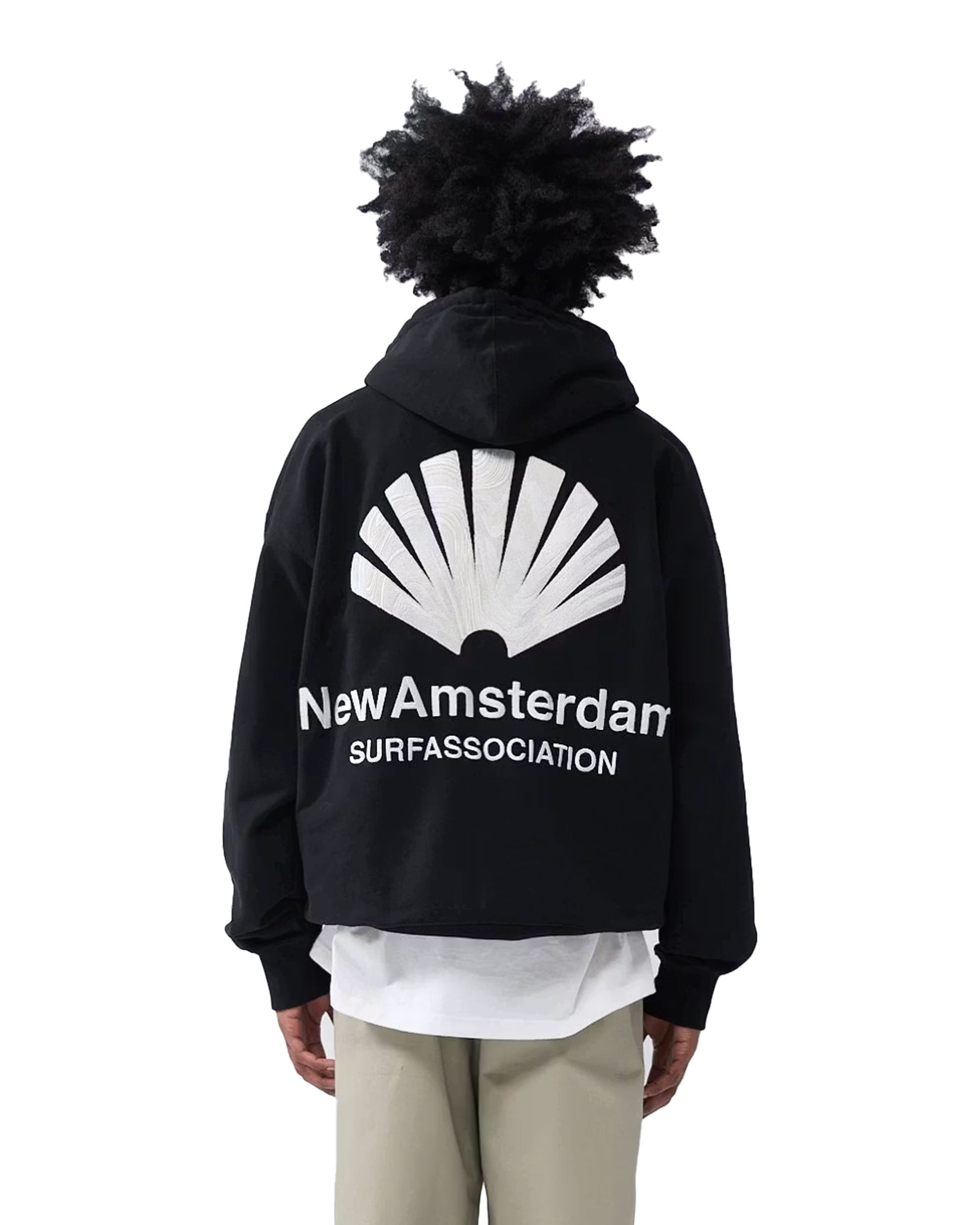 New Amsterdam Surfassociation Logo Hoodie Black