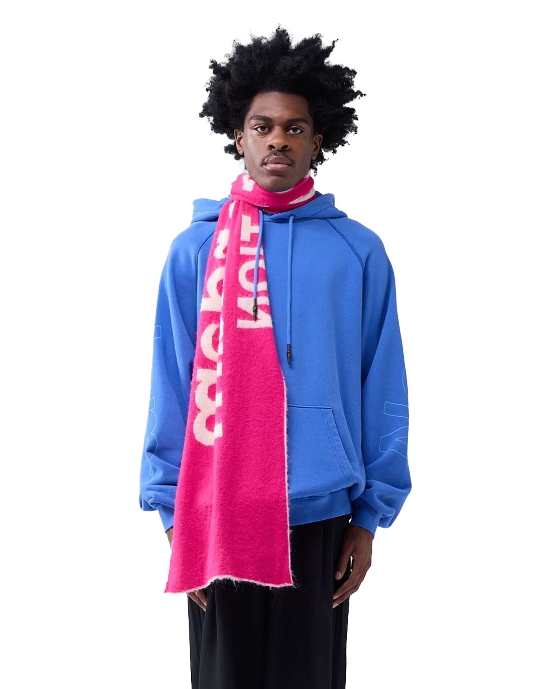 New Amsterdam Surfassociation Logo Line Hoodie Cobalt-Sky Blue