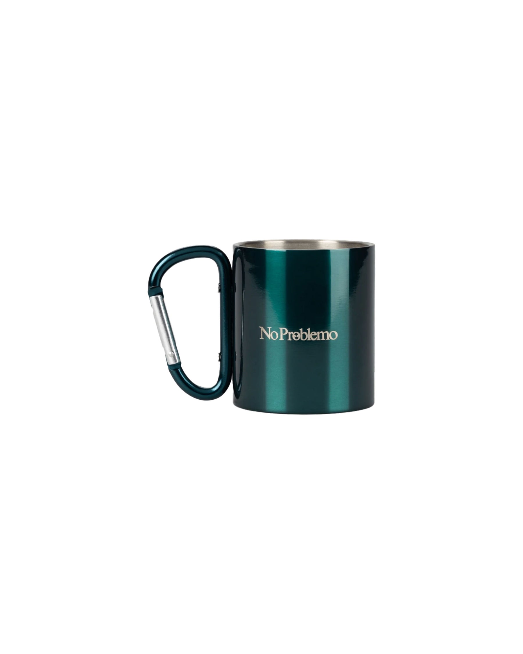No Problemo Carabiner Mug Green