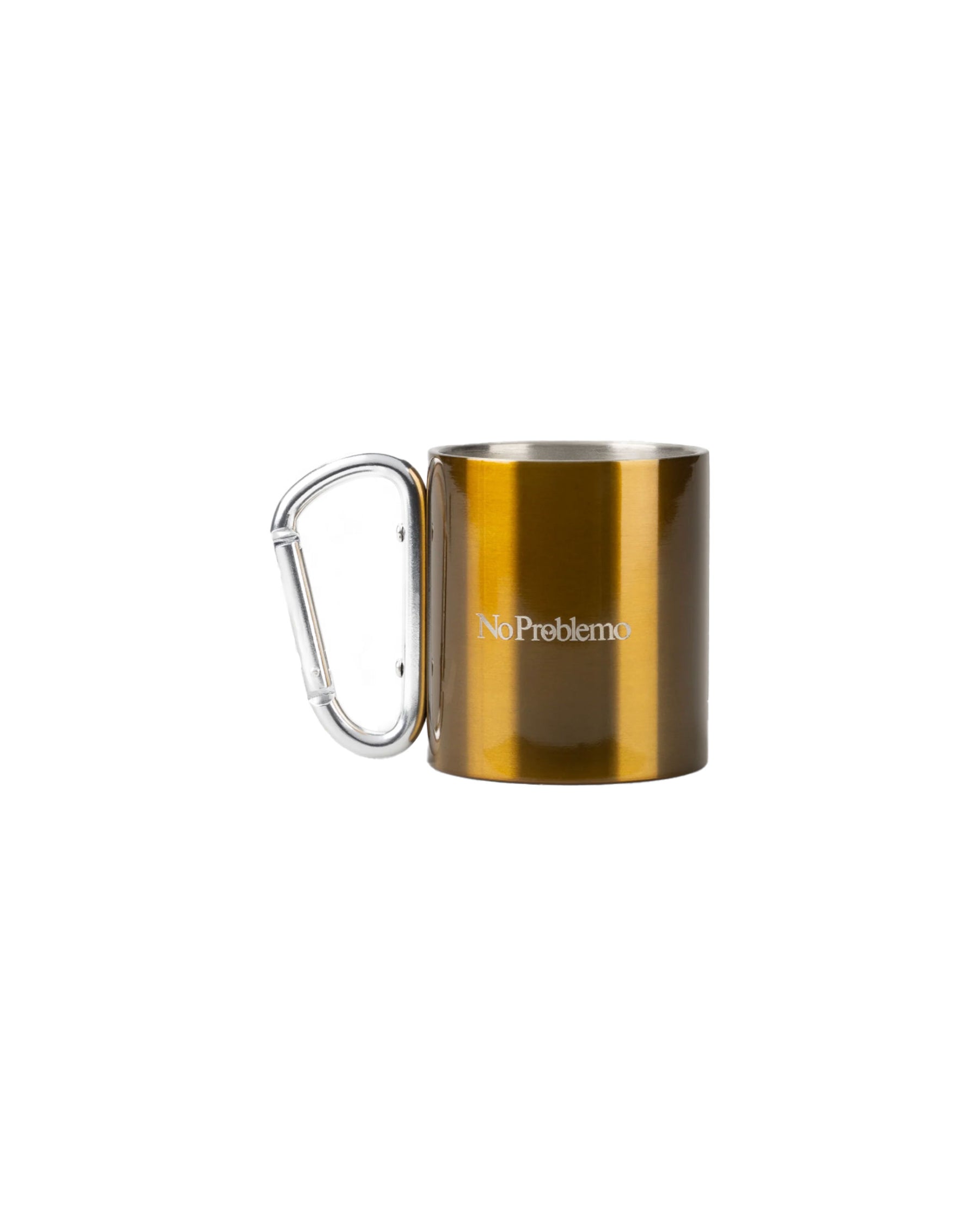 No Problemo Carabiner Mug Khaki