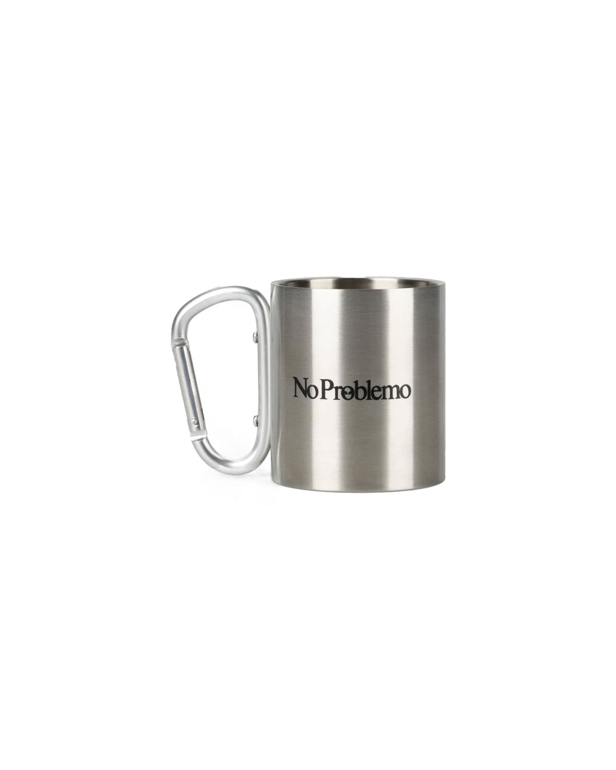 No Problemo Carabiner Mug Silver