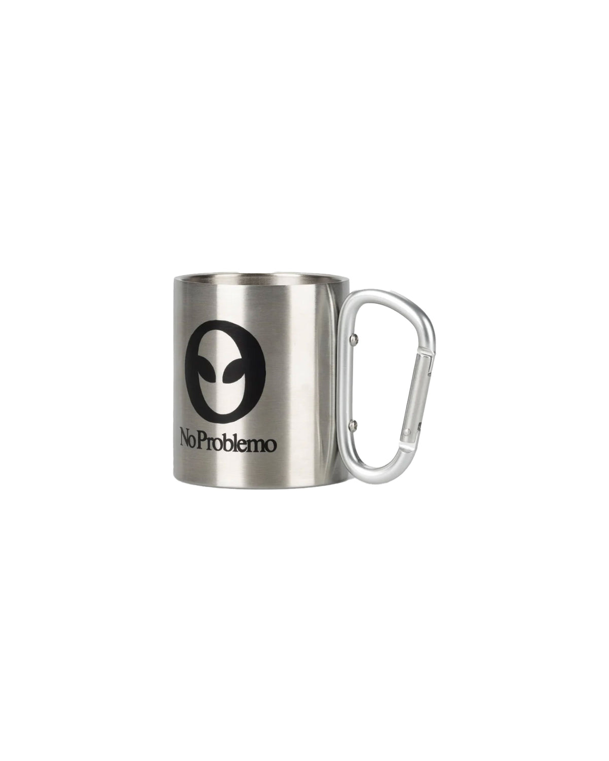 No Problemo Carabiner Mug Silver