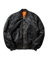 No Problemo X Alpha Industries No War MA-1 Jacket Black