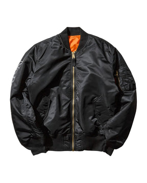 No Problemo X Alpha Industries No War MA-1 Jacket Black