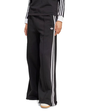 Pantalone Donna 3S Wide Sweatpt Black-White