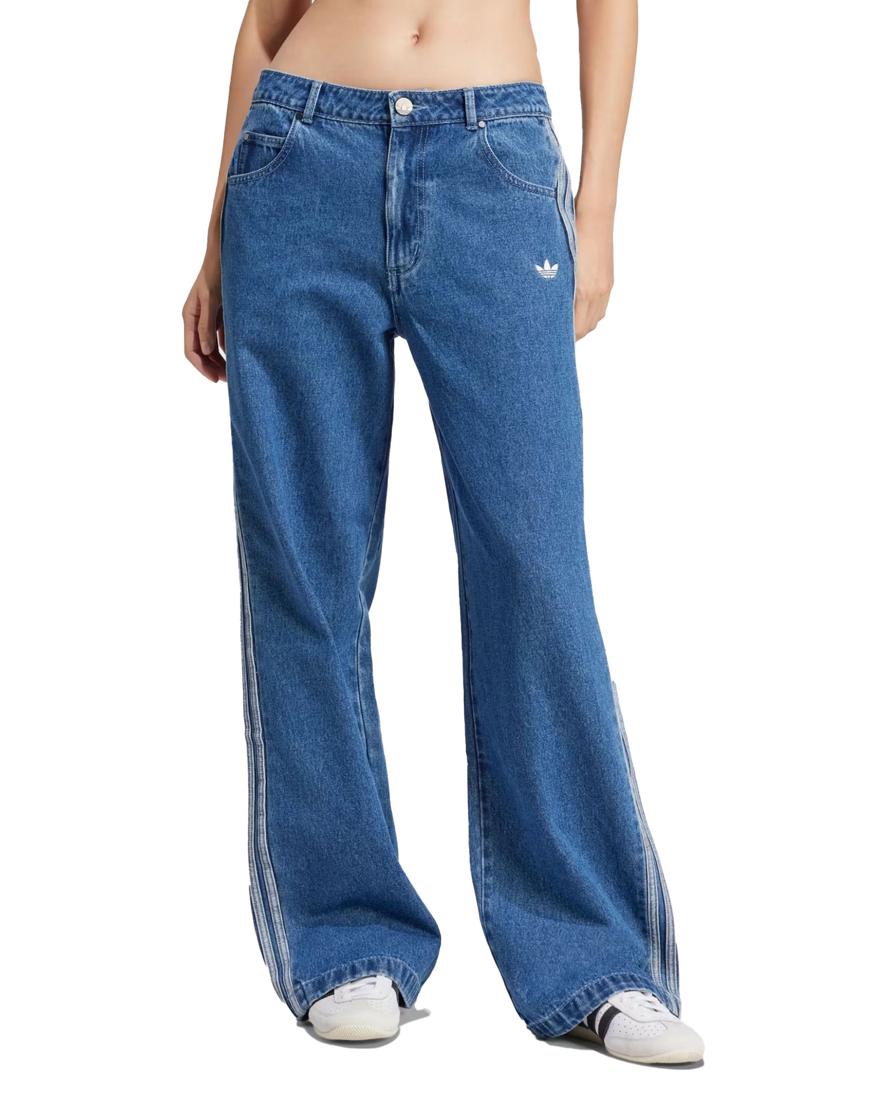 Pantalone Donna Adidas Denim 3S Pant Inddnm