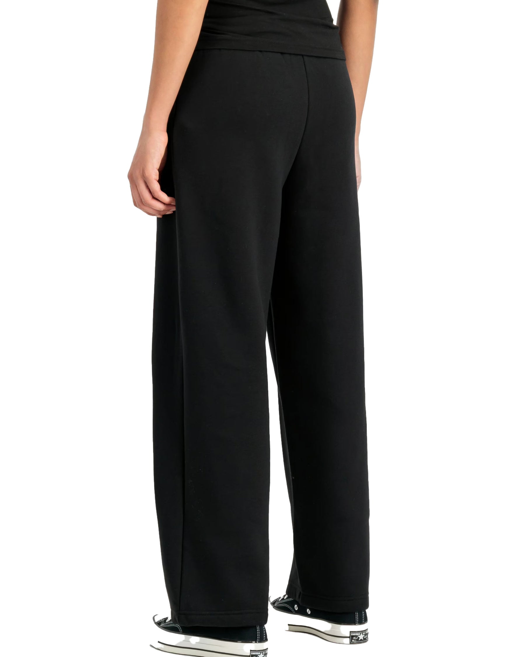 Pantalone Donna Alpha Industries Rhinestone World Logo Jogger W Nero