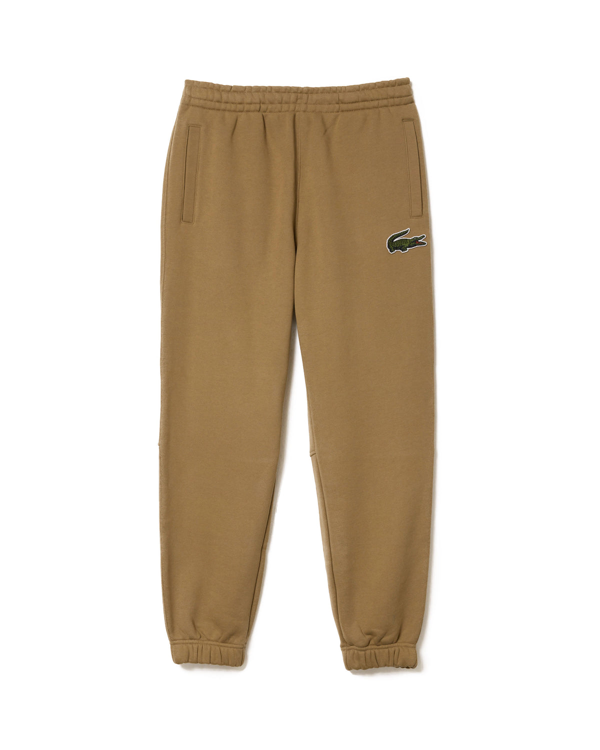 Man Trousers Lacoste Big Logo Brown