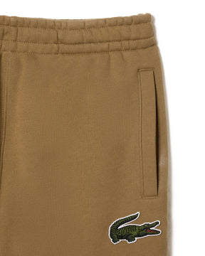 Man Trousers Lacoste Big Logo Brown