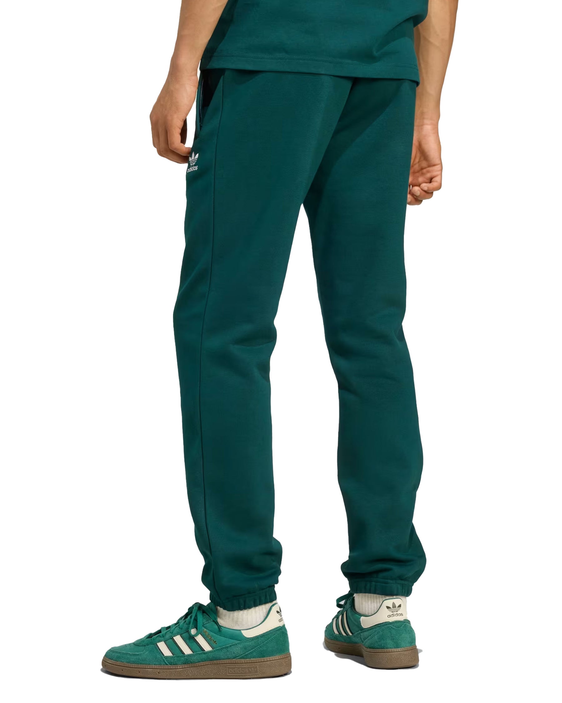 Pantalone Uomo Adidas Basic Logo Verde