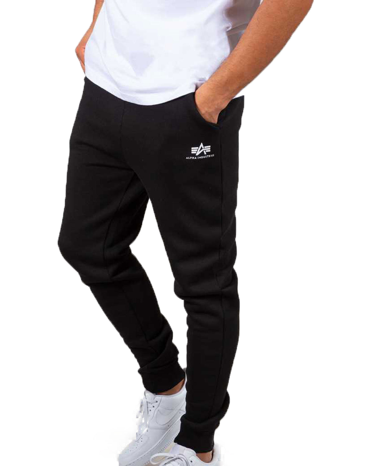 Man Pant Alpha Industries Basic Jogger SL Black