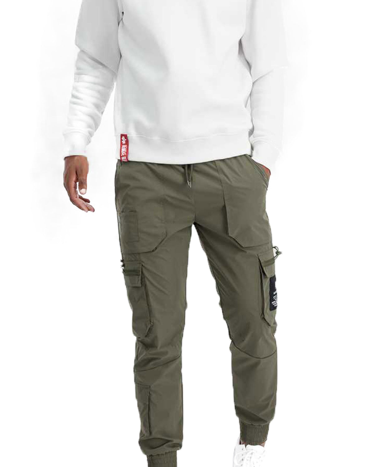 Man Pant Alpha Industries Cargo Jogger Green