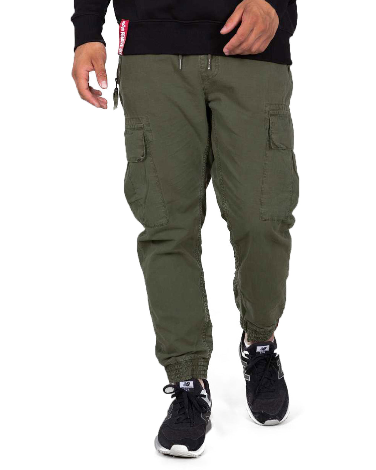 Pantalone Uomo Alpha Industries Ripstop Jogger Verde Militare