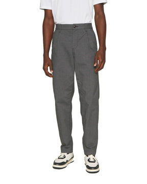 Man Trousers Boss Chino Shyne Dark Grey