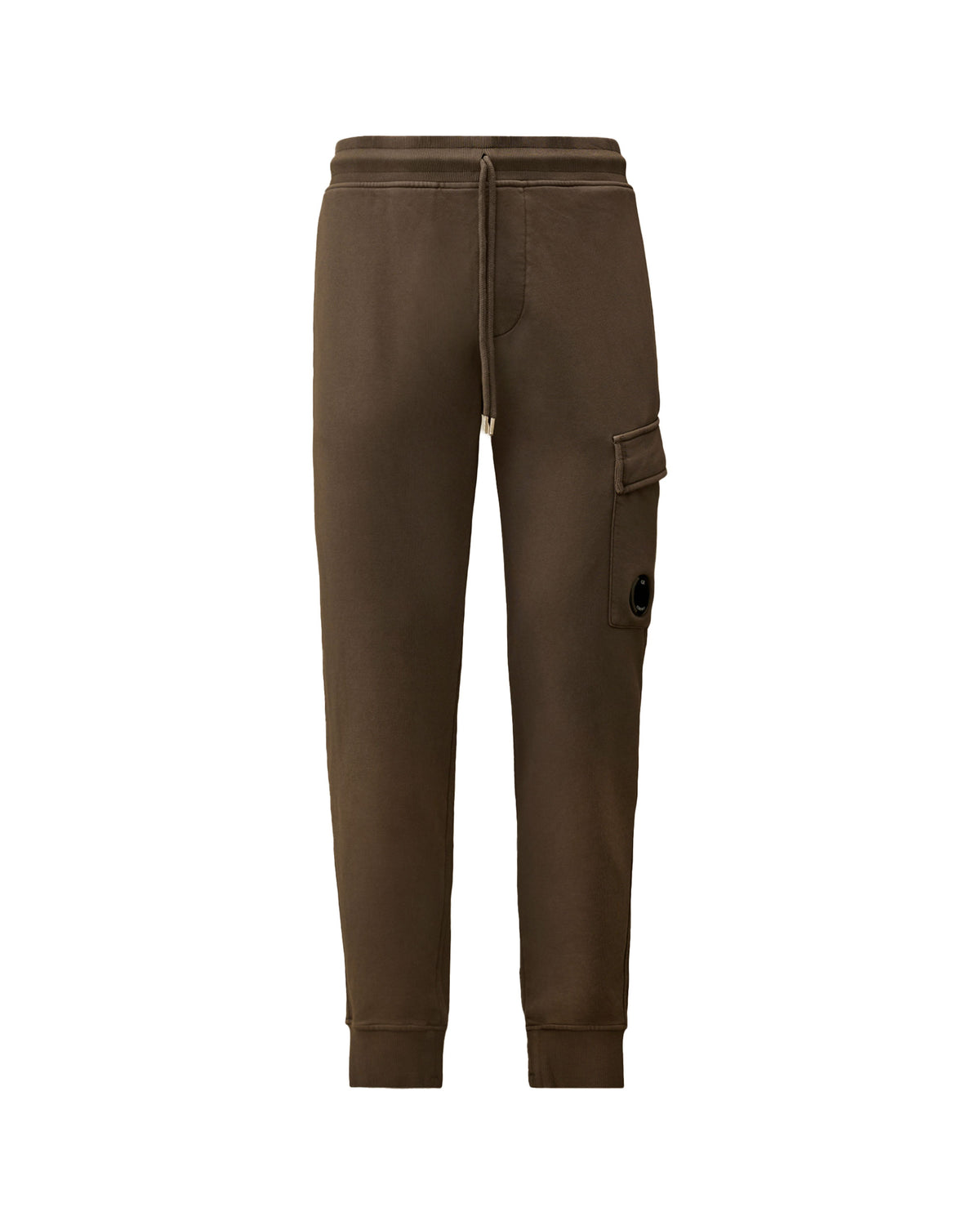 Men's Cotton Diagonal Fleece Lens Pants Dark Grey