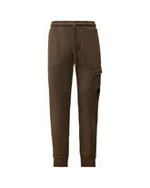 Men's Cotton Diagonal Fleece Lens Pants Dark Grey