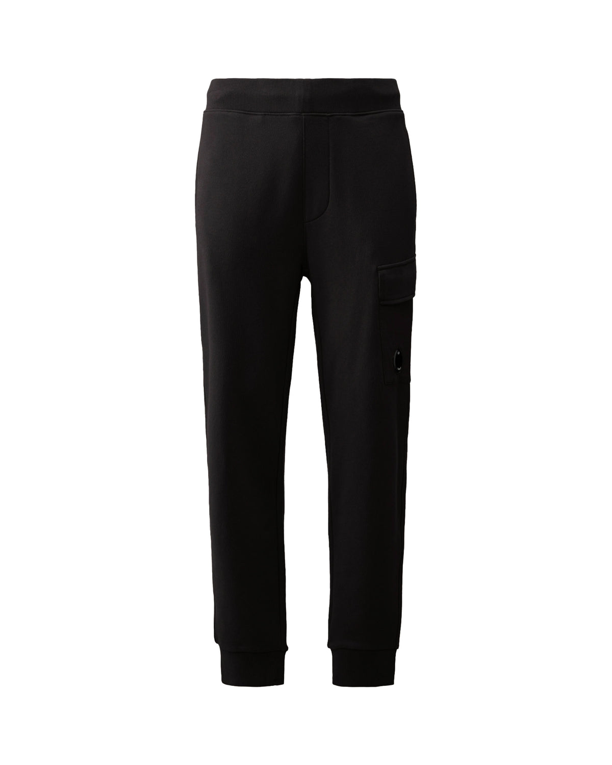 Pantalone Uomo CP Company Diagonal Raised Fleece Lens Sweatpants Nero